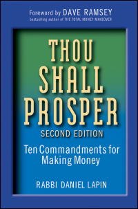 Review and Quotes from “Thou Shall Prosper” by Rabbi Daniel Lapin